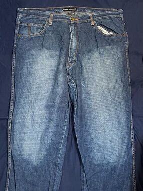 Men's Vintage Y2K Eddie Domani Baggy Denim Jeans – Size 46x30